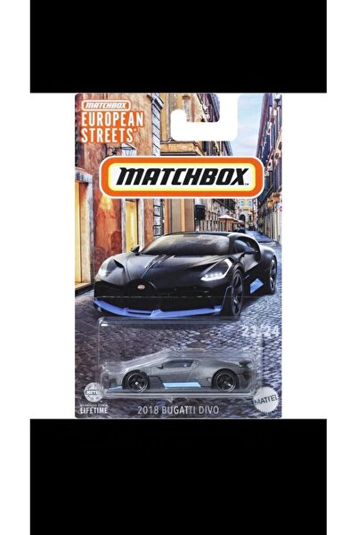 HOT WHEELS Matchbox Premium European Streets 2018 Bugatti Divo Özel Seri