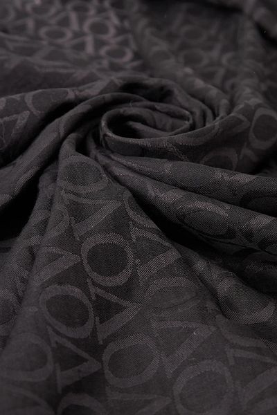 Valentino Orlandi Μαντίλι Alia Jacquard-2 Μαύρο