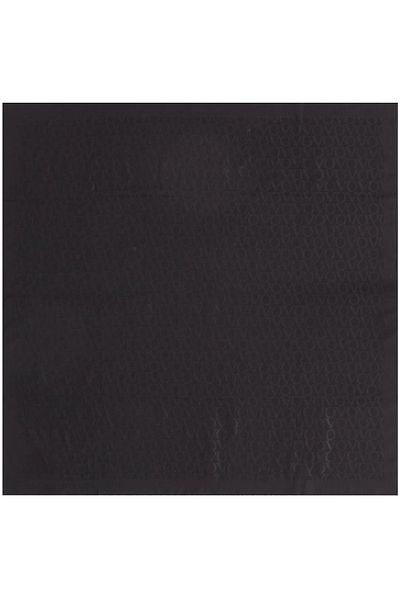 Valentino Orlandi Μαντίλι Alia Jacquard-2 Μαύρο