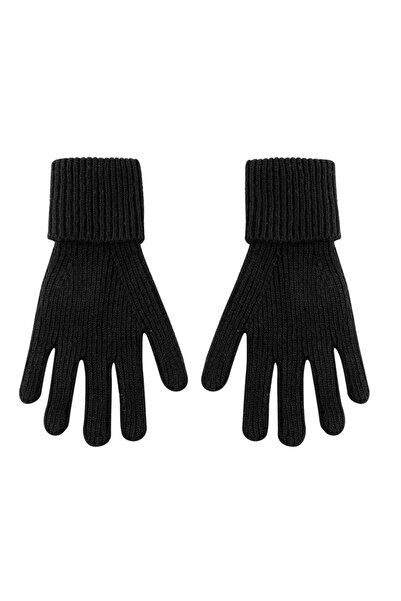 RİVUS Wool Blended Knitwear Gloves - Black
