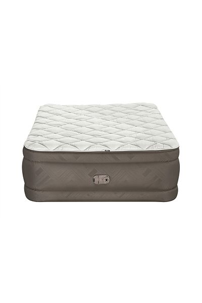 BESTWAY Bestway® 80" x 60" x 20"/2.03m x 1.52m x 51cm Fortech Duvet Top Air Mattress Queen Built-in AC Pump