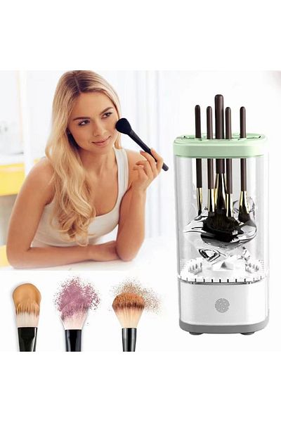 gaman Electric, USB Wired, Makeup Brush Cleaning Machine, Automatic Makeup Brush Cleaner