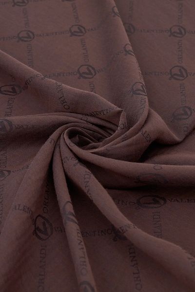 Valentino Orlandi Κασκόλ Alia Jacquard-1 Καφέ