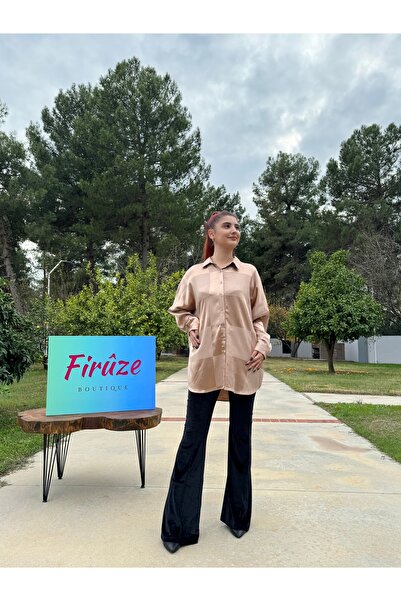 Firuze Gömlek jakarlı kareli