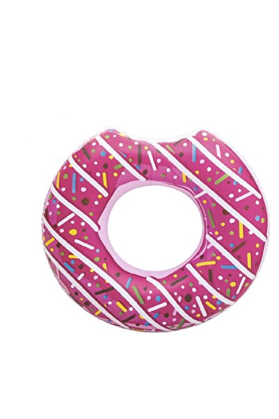 Genel Markalar Pembe Donut Desenli 55 cm Deniz Havuz Simit Keyfi