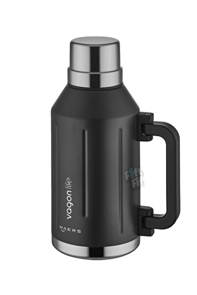 Vagonlife 1.2 Litre Bardaklı Kullanım Kulplu Paslanmaz Çelik Termos-FFVGN1004...