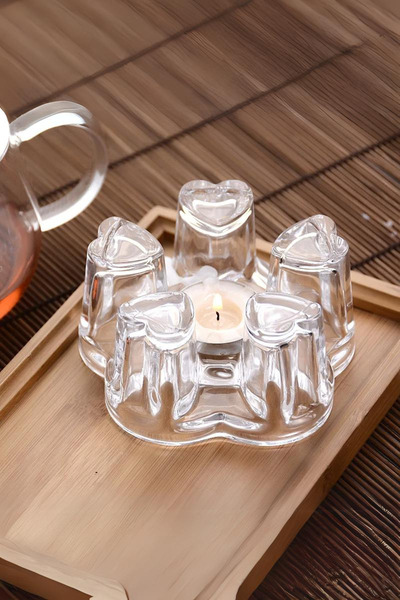 abnturk Büyük Boy Cam Demlik Altı Isıtıcı Şıklığı Ve Pratikliği Bir Araya Get...