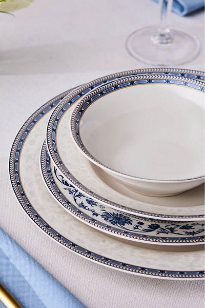 Karaca Deep 24-Piece Dining Set for 6 People