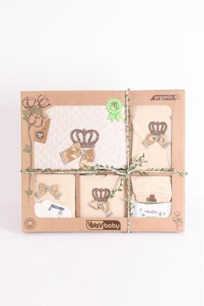 VaVbaby طقم خروج من مستشفى الملك العضوي مكون من 10 قطع