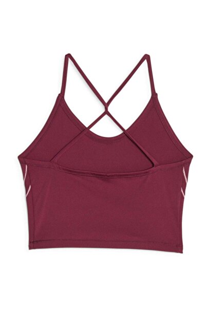 Puma Bra Puma Studio Ultrabare Crop Top Dark Jasper, Red, Women
