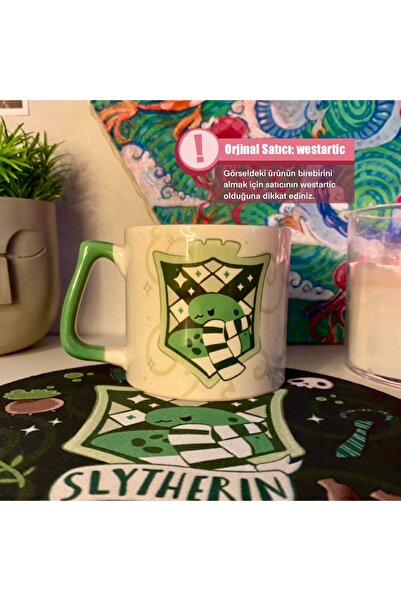 westartic Harry Potter Slytherin Kupa Fincan Bardak
