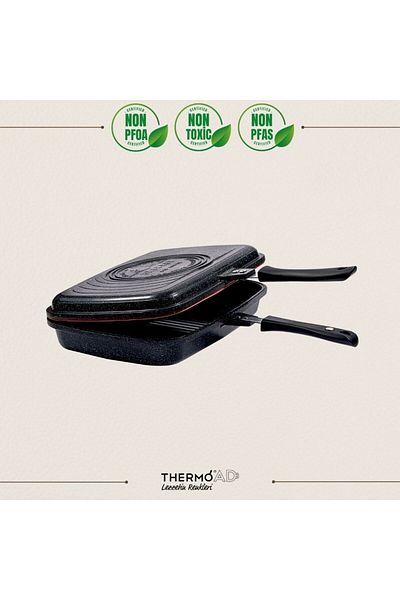 ThermoAD Sky Cast Series - Detachable 2 Piece Fish Pan - 36 cm Black