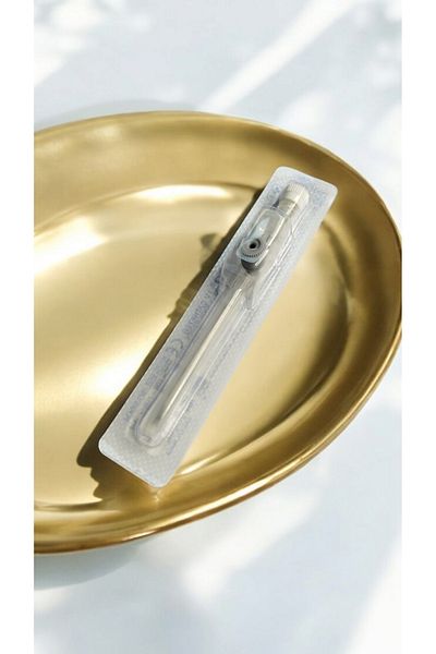 BEZO Grey 45 mm Piercing Piercing Needle - Intraket Cannula, Anjiokat 1.6 Belly Tongue Bridge