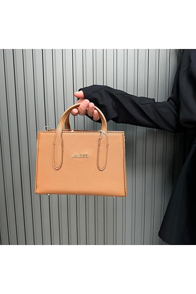 Armine Plain Tan Bag - Ar36311 Model