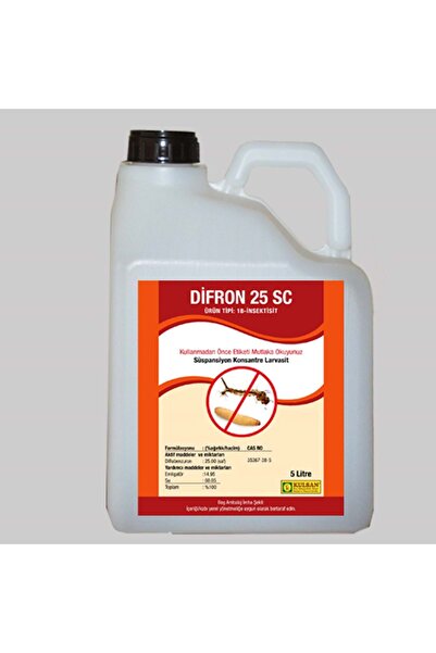 Külsan Difron 25 SC Larvasit Haşere | Karasinek | Sivrisinek |5 Litre