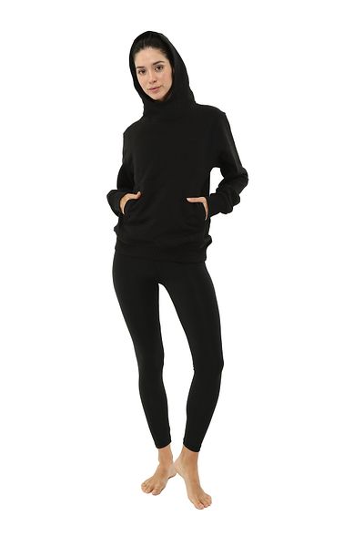 Scorp Hanorac negru pentru exterior pentru femei - Heat Hooded