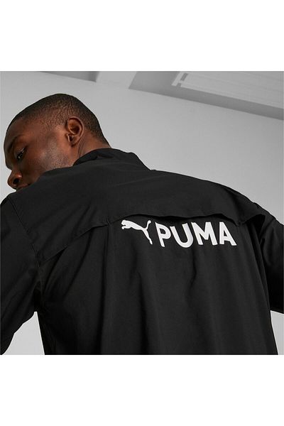 Puma Pánská bunda Puma Zip-up Tracksuit Jacket Fit Wool, Černá