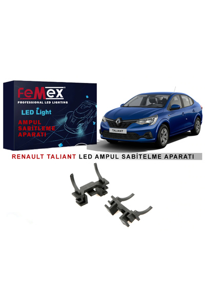 Sistem Led Market Renault Talıant H7 Led Ampul Kısa Far Tutucu Sabitleme Aparatı