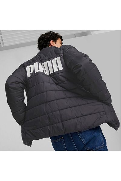 Puma Černá pánská vycpaná bunda Puma Ess