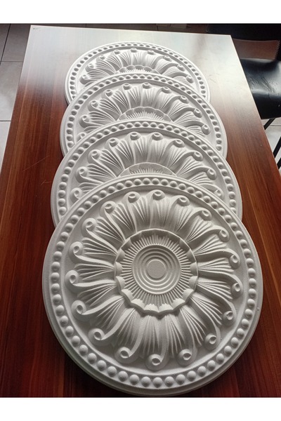 DİMAXA POLİSTREN STRAFOR AVİZE GÖBEĞİ AT KUYRUĞU  (4 AD 50 CM )