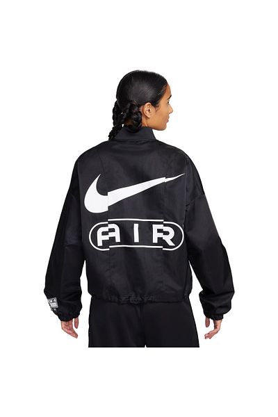 Nike Bunda Nike Air Oversized Woven Bomber Jacket, Černá, Dámské
