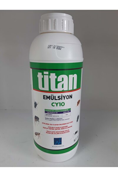 Aydın Kimya Titan Emülsiyon CY10 Kokulu Haşere Öldürücü | 1 Litre