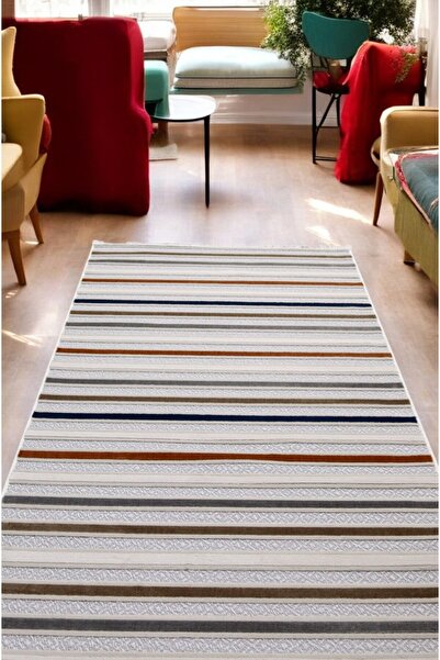 melian Suna Yumuşak Dokulu Toz Vermez Halı Salon Koridor Kesme Yolluk Dokuma ...