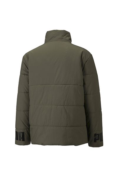 Puma Ανδρικό μπουφάν με επένδυση Puma Essentials Green