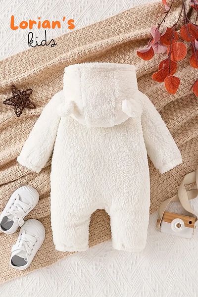 LORIAN'S Unisex Kids Jumpsuit - Welsoft Teddy Bear Plush