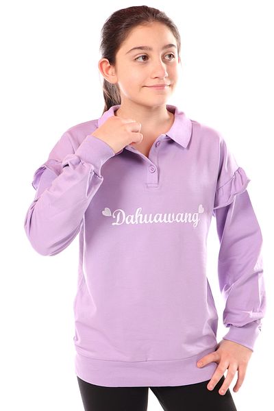 Toontoy Girl's Embroidered Sweatshirt