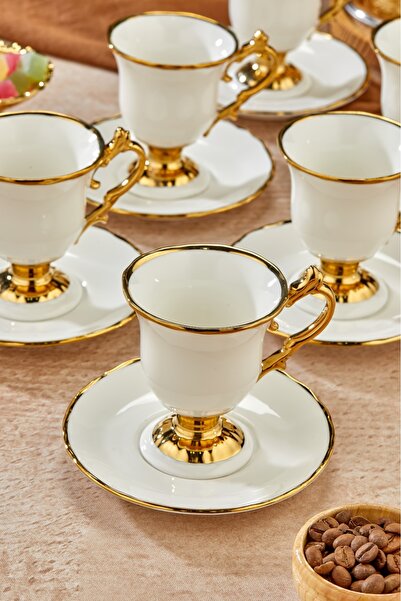 Cooker Luxury 6 Piece Porcelain Cup Set