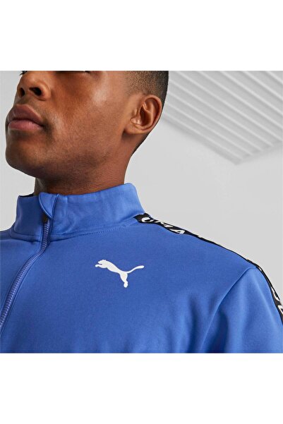 Puma Ανδρικό μπουφάν Blue Puma Fit Light Powrfleece - Full Zip