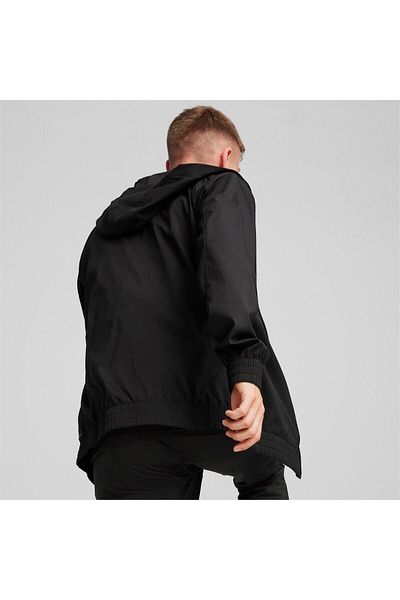 Puma Μπουφάν Puma Fit Woven Full Zip Jacket, Μαύρο, Ανδρικό