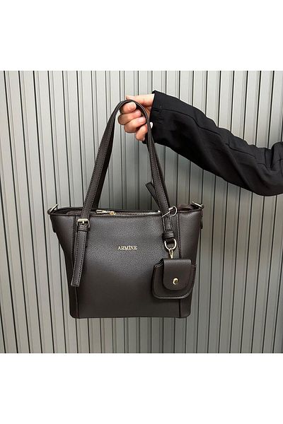 Armine Ar34904 Model Plain Coffee Bag