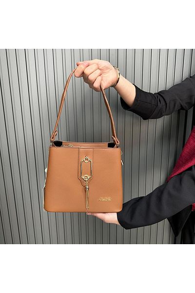 Armine Plain Tan Bag - Ar36112