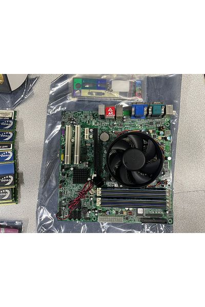 OEM Veriton M490G Motherboard + Intel Core I5 650 3.2Ghz Processor + Twinmos 8Gb Ddr3 Ram +Fan Set