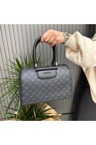 Armine Black Dotted Bag - Ar39601