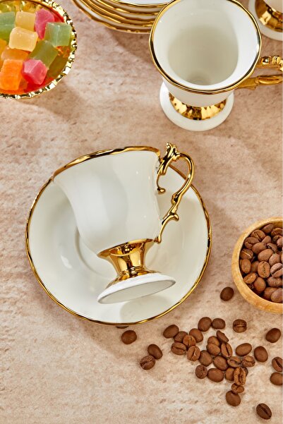 Cooker Luxury 6 Piece Porcelain Cup Set