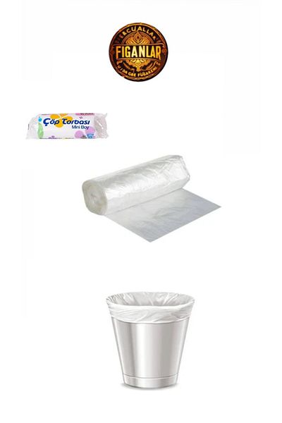 figanlar ambalaj Mini Size Garbage Bag 40X50 4 Packs of 40 160 Pieces