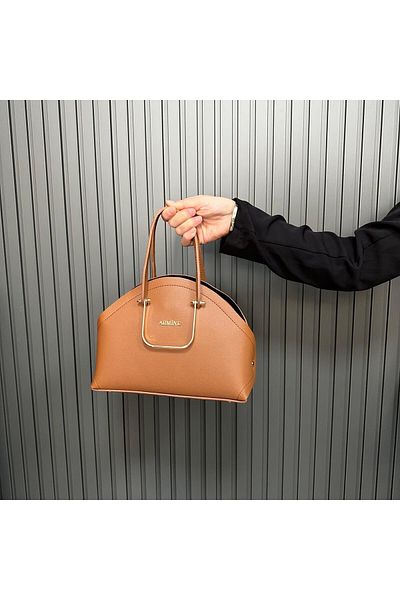 Armine Plain Tan Bag - Ar36504 Model