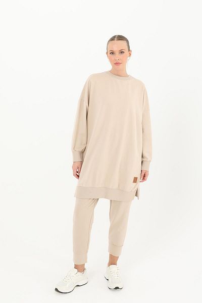 Soul Women's Basic Tunic - 30644Tun - Dark Beige