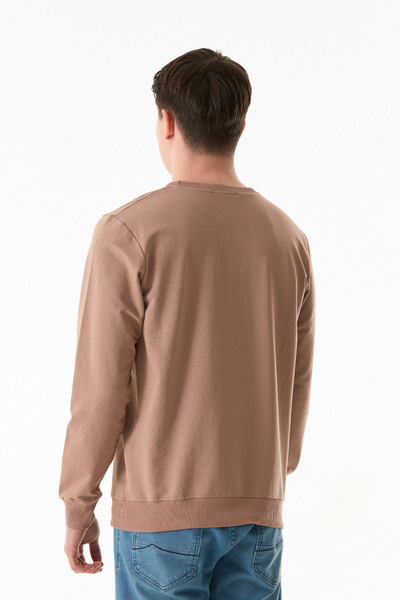 Fulla Moda Κείμενο κεντημένο φούτερ με λαιμόκοψη