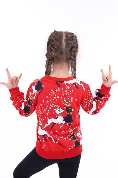 Toontoy Printed Sweatshirt for Girls