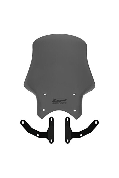GP KOMPOZİT Gp Kompozit Honda Cb125r / Cb250r 2018-2024 Uyumlu Tur Camı Füme 49 Cm