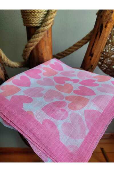 LOPRES Kız Çocuk- Eşarp-kids-pembe Kalpli