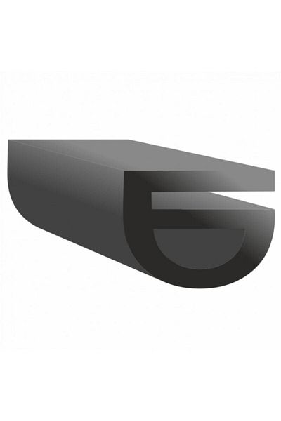 CONTACALL 6 Meter Black Steel Door - Wick and Snap Threshold Seal