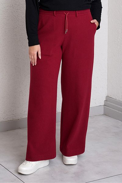 Büyük Moda Straight Cut Knitwear Trousers