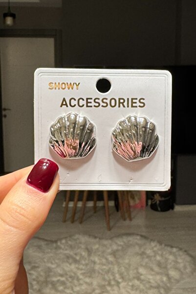 H&E LUXURY DESIGN Kadın Midye Küpe