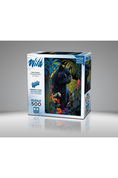 Ks Games Black Panther with a Tropical 500 Piece Puzzle
