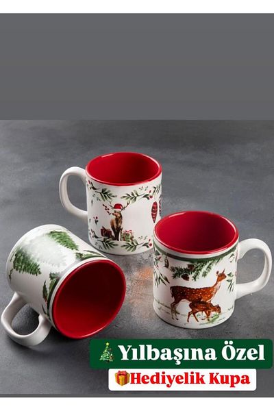 PONCİKPAZAR 1 Pcs Ceramic Single Mug